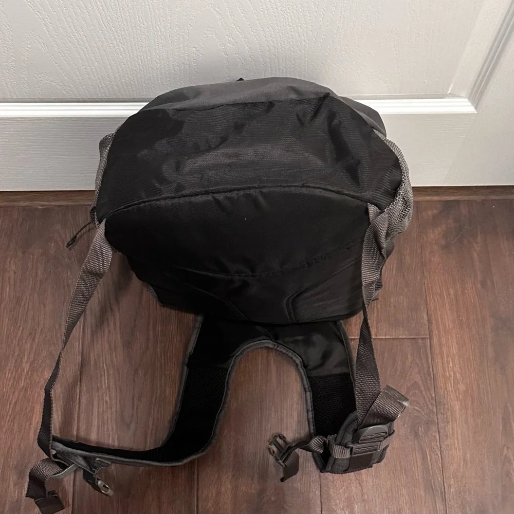 Outdoors Black and Gray Backpack